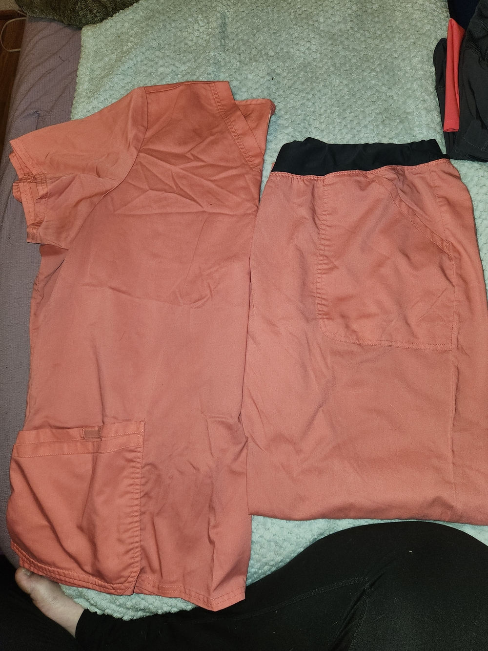Women's Coral Drawstring Jogger Pants - Black Waistband